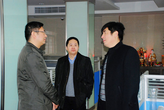 鹽城市經(jīng)信委、軟件園領(lǐng)導(dǎo)蒞臨鹽城思科檢查指導(dǎo)工作會(huì)議報(bào)道